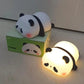 Cute PandaGlow Rechargeable Silicone Night Lamp