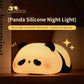 Cute PandaGlow Rechargeable Silicone Night Lamp