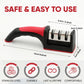 Premium 3-Stage Professional Knife Sharpener – Manual Kitchen Knife Sharpening Tool